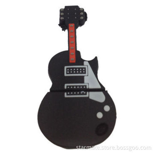 Guitar USB Flash Memory with 64MB to 32GB Capacity